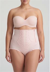Super Firm Zip Up Panty Girdle Pink